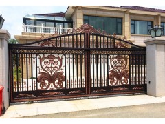 中式古典鋁藝門 高檔別墅小區公寓平開門 鋁合金防盜門