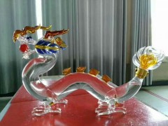 生肖白酒瓶廠家 定制大龍型玻璃酒瓶