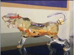 動物造型白酒瓶廠家 定制虎型玻璃酒瓶