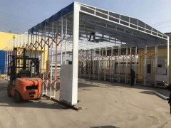 山東偉航環保移動伸縮式噴烤漆房，汽車噴烤房，家具噴烤漆房