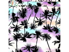 供應(yīng)泳衣面料 杜邦萊卡泳衣面料 數(shù)碼夏威夷風(fēng)格印花