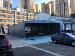 戶外宵夜燒烤棚大排檔帳篷推拉雨棚移動停車場4S店