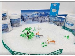 人造雪吸兌水變假雪粉泥仿真干飄雪花櫥窗攝影拍戲照道具