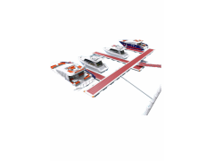 輕型水上龍舟碼頭，摩托艇碼頭，水上游泳池工程案例