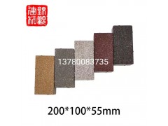 浙江錦觀建材仿石陶瓷透水磚大量供應200x100x55