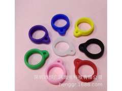 廠家直銷一次性硅膠掛環 逼格環 小煙扁煙防滑圈 13MM