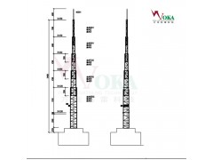 20米自動升降式燈塔 三角便攜式升降避雷塔 可搬運快裝避雷針