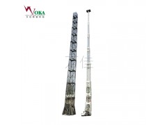 15米自動升降式三角避雷針塔 自動力可移動式避雷針