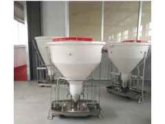 豬用下料器304自動采食器100kg干濕喂料器