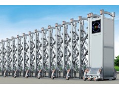 河北不銹鋼電動伸縮門生產定制廠家，伸縮門安裝