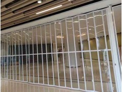 河北北創水晶折疊門，洗車行汽車裝飾展廳水晶卷簾門河北廠家安裝