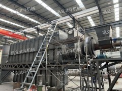 全自動連續(xù)式生物質炭化爐 高效處理竹片鋸末等農(nóng)林廢料無氧熱解