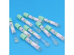 淺綠色管帽含肝素鈉抗凝劑及分離膠PET材質真空采血管_抽血管
